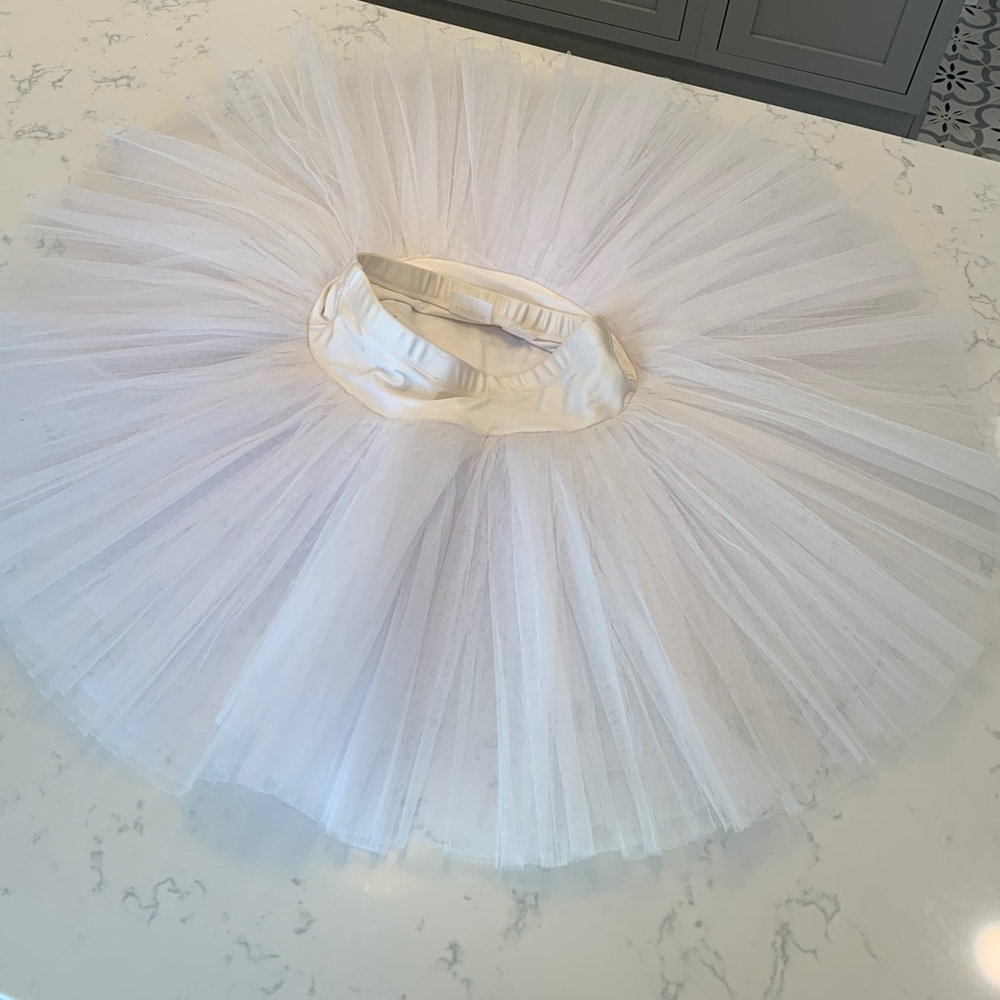 White ballet practice tutu